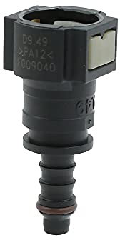 sourcing map Raccord rapide 9.49mm ID6 Connecteur femelle tuyau conduite essence voiture