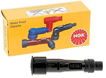 Pipette NGK SF05EGK Nero Per Candela Con Terminale a Oliva - Nuovo
