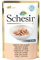 Schesir Cat Jelly Thunfisch mit Lachs, Katzenfutter nass, 30 Beutel x 50 g