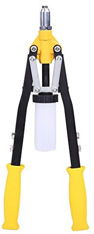 Cocoarm Nietmutternzange Nietzange Set Professionelle, Handnietmaschine mit 5 Auswechselbaren Mundstücke 2 5mm 3mm 3 2mm 4mm 5mm 6mm für Stahl Edelstahl und ALU Nieten