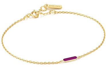 Ania Haie Damen-Armband 925er Silber One Size Magenta 32016773