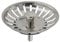 Paxanpax PLD1527 83mm Stainless Steel Waste Sink Drain Strainer & Stopper Plug with Rubber Seal