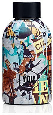 YouBottles Botella térmica Wall Art en versión dual de 300 ml – 12 horas para bebidas calientes y 24 horas para bebidas frías compuestas de acero inoxidable