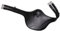 ARBO-INOX Stollenschutzgurt Leder Sattelgurt mit Bauchlatz und Elastikeinsätzen (135cm, Schwarz)