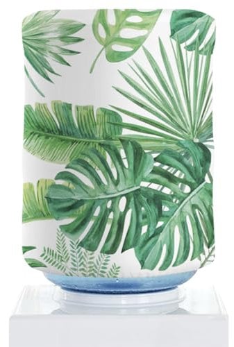 BAOZOON 5 Gallon Water Dispenser Barrel Cover Dust Protector, High Stretch Durable Fabric, Water Resistant, Green