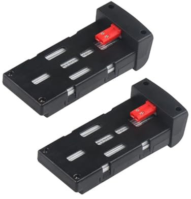 DAYUDDRICAR Drone 3.7V Battery, 2 pcs For E99 E99 PRO K99 K99 MAX Drone Battery Spare Part 3.7V 1800mAh Drone Lipo Battery Replacement For E99 E99 PRO K99 K99 MAX RC Drone Accessories Part (Color : 2