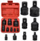 YDHfdc 8 Pieces Ratchet Wrench Adapter 1/4 3/8 1/2 3/4 Impact Socket Adapter Reducers for Torque Wrench, Ratchet, Drill