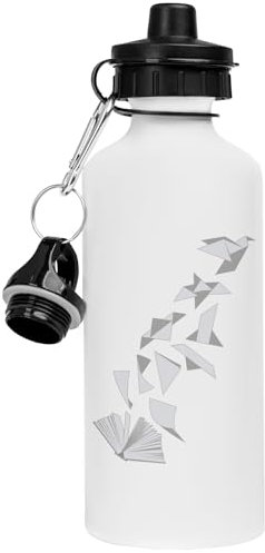MAGITONE Libro All'uccello Borraccia Bianca Borraccia In Acciaio Inossidabile