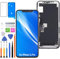 HLYGZX Display für iPhone 11 Pro LCD Bildschirm Ersatz FHD Touchscreen 3D Touch Face ID Digitizer Rahmen Montage，Waterproof Adhesive，Reparaturkits NEU