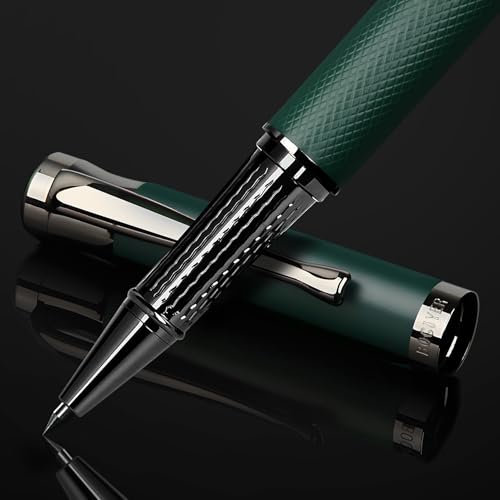 BOCIYER Liquid Ink Rollerball Pens - Nice Pens for Bullet Journal and Office Supplies - Fine Line, Luxury Pen Gift Box for teacher gifts,gifts for men&women(Green)