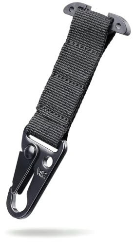 Gexgune Taktischer Molle-Gürtelclip Molle-Clash-Haken mit T-Halterung Battle-Gürtel-Zubehör einfache T-Halterung für Handschuhe Schlüsselanhänger Jagd