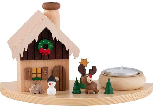 Erzgebirge Palast Ullrich Kunsthandwerk Rauchhaus Weihnachtszeit - 10,5 cm