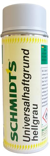 siwitec 1 x by Schmidt's Universalgrundierung Spray 400ml, hellgrau, Grundierung Metall, Sprühlack, Haftgrundierung für Holz, Keramik, Stein, uvm., Primer Spray, Grundierung