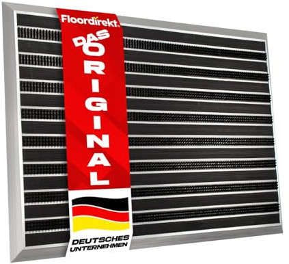 Floordirekt Fussabtreter Aussenbereich „Spectral“ für innen & außen - rostfrei & wetterfest - Haustür Fußabtreter - Türmatte Eingangsmatte (PVC/Bürste.68 x 98 cm)