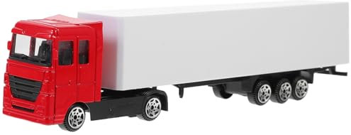 Toyvian Giocattolo Di Camion Robot Grandi Macchinine Macchinine Auto Bidone Giocattolo Per Carrozzina Giocattoli Per Auto Camion Della Spazzatura Aereo Lega Rosso