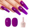 Imtiti Lila UV Nagellack, Neon Lila UV Gel Nagellack Soak Off Led Gel Nail Polish Frühling Sommer DIY Nagel Kunst Starter Maniküre Salon Gellack 10ML