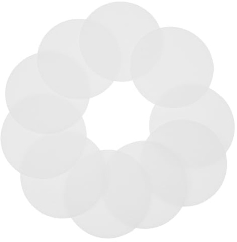 LED Diffusionsplatten 20 Stück Rund aus PC für Einbauleuchten | Weiß, für Downlight Setting und Lighting Applications, Einfache Montage für Profis und Selbstgemacht