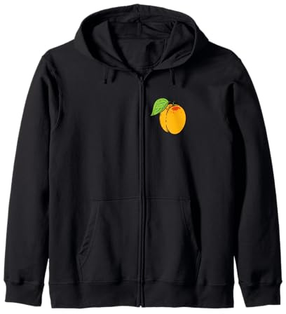 Frutta Estiva di Pesca Dolce vegana Felpa con Cappuccio