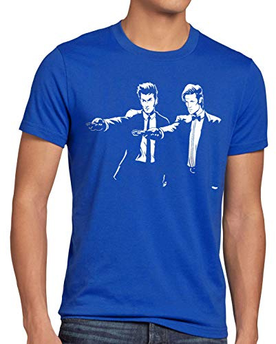 style3 Timelord Fiction T-Shirt Herren zeitreise Serie Polizei notrufzelle Tarantino Pulp