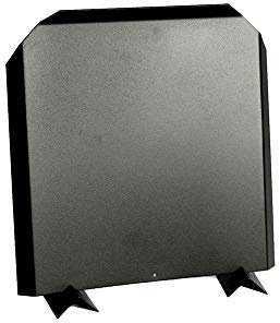 HY-C FB1515 Fireback, Stainless Steel Painted Black, Adjustable Installation, Protects Firebox, 15 x 15