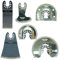 6 x TopsTools FAKD6 Fast Fit Diamond Grout Blades Compatible with Dewalt Stanley Black and Decker Bosch Fein (Non-StarLock) Makita Milwaukee Hitachi Parkside Ryobi Worx Workzone Multitool Accessories