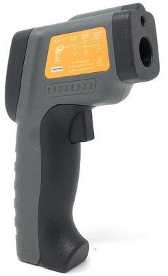 Martellato láser termómetro, Negro