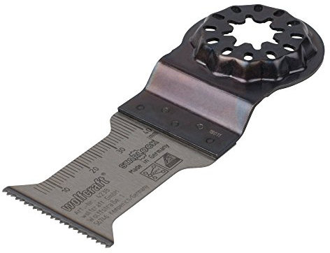 Wolfcraft 4238000 Tauchsägeblatt Expert, Starlock-Aufnahme, HCS, gerade, 1 V