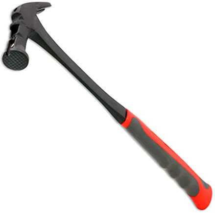 Roamwild Marteau 740 g Style japonais Anti vibrations Acier Marteau à panne courbée fendue Avec aimant