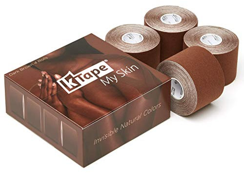 K-Tape® My Skin Dark Brown Box of 4 (4 Rollen, à 5cm x 5m)