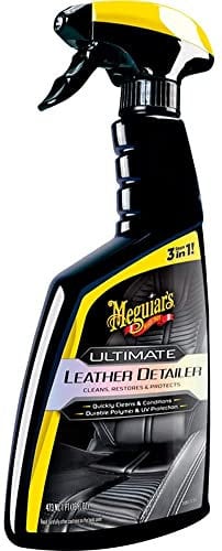 Meguiar's Lederpflege Auto - Leder Reinigung, Schutz & Glanz - Autositz Reiniger - Ultimate Leather Detailer G201316EU, 473ml