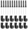 ULTECHNOVO Three-Grip Rivets J-Hook Rivets Set, Nylon Bungee Binding Impact Rope Kayak Bungee Hook J-Hook for Kayak Canoe Paddle Board