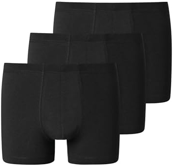 Schiesser Herren 3 PACK Unterwäsche Shorts mit weichem Bund Bio Baumwolle Multipack - 95/5 Organic