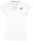 BIDI BADU Damen Crew V-Neck Tee - White, Größe:XL