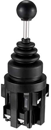 GUUZI CS-402 4NO 4-Posiciones Retorno Momentáneo Joystick Interruptor de Joystick con Manga de Goma