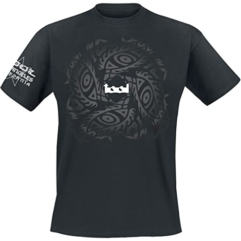 Men's T-Shirt with Logo Black, Black, M, Part_B09M7RLL9M