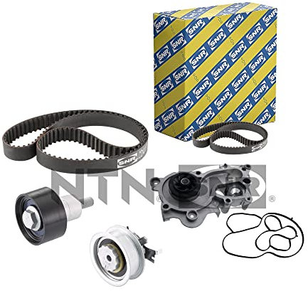 SNR KDP457.750 Kit cinghia distribuzione pompa acqua N° denti: 163