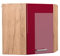 Vicco Eckhängeschrank R-Line, Bordeaux Hochglanz/Goldkraft Eiche, 57 cm