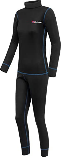 Nebulus Damen Thermounterwäsche THERMY, Funktionsunterwäsche, Skiunterwäsche, schwarz - S/36