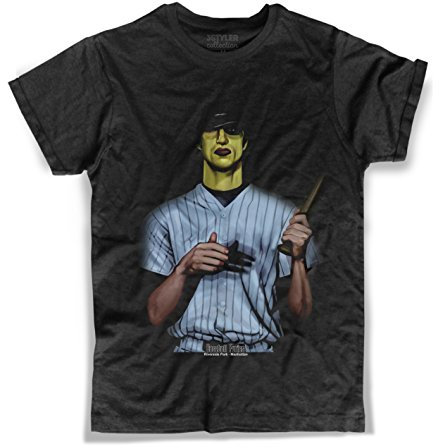 3styler T-Shirt für Herren, Schwarz, Baseball Furies – Krieger der Nacht, Linie Collection – Flamierte Baumwolle (Slub) 150 g/m², Schwarz , Medium