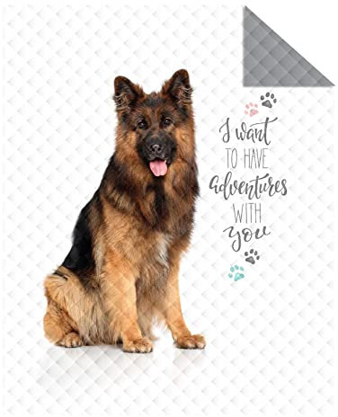 Carpe Sonno Kinder Tagesdecke Hund - warme Kuscheldecke mit Motiv Überwurfdecke Schlafzimmer Kinderbettdecke - Motivdecke für Kinderbetten Kinderdecke – Decke 170 x 210 cm