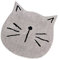 Alipis Wasseraufnahme Fußmatte Badematte Katze Badteppich Bodenmatte Für Die Dusche Katzenbadeteppich Wasserabsorbierende Fußmatte Dekorative Badematte Cartoon-Katze Karikatur
