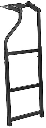 Tailgate Ladder Trittleiter, Heckklappenleiter Robuster Platzsparer für die Abholung Heckklappe Leiter Pickup Truck Zubehör Universal Verlängerung Trittleiter