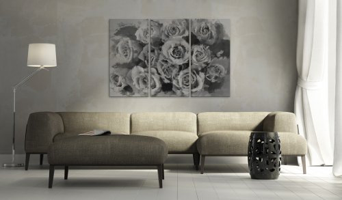 Ovegna Tableau - Douze roses - Triptyque [60x40]