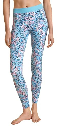CALIDA Elastic Trend Leggings Damen, mit breitem Softbund, High Waist Yoga Leggings, natürlich atmungsaktive und weiche Single Jersey-Qualität
