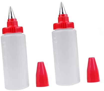 PRETYZOOM Frosting Pot Cake Decorating Tools Kit 2pcs Baking Decorating DIY Cake Accessory Home Baking Tool Child-Friendly Random