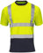 Stormway High Visibility T-Shirt, UV Protected, EN ISO 20471, Breathable Polyester, Hi Vis Workwear, Outdoor & Construction, Yellow/Navy, XL.