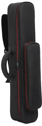 Dickly Custodia per sassofono Borsa Borsa portatile leggera per sassofono soprano Borsa per strumenti da concerto Flauto Sax dritto, S