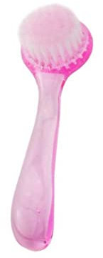 Brosses nettoyantes pour le visage, pinceau facial manuel du visage nettoyant brosse superfine bosselle à cheveux synthétique brosse à main le brossage en silicium rose, brosses de nettoyage facial m