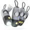 greate 4x Kotbeutelspender mit Taschenlampe & Karabinerhaken - Kotbeutelspender für Hundeleine - Hundekotbeutelspender inkl. 30 Kotbeutel - Hundekotbeutel Halter - Kotbeutelspender für Hunde
