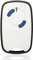 Koomando TDE2FC, Telecomando cancello Compatibile Faac TM1/TM2 433Mhz, sostituisce TM1 433 DS - DPH, TM2 433 DS - DPH, Made in Italy, Set facile con Microinterruttori, Pulsanti Robusti, Batteria 12V